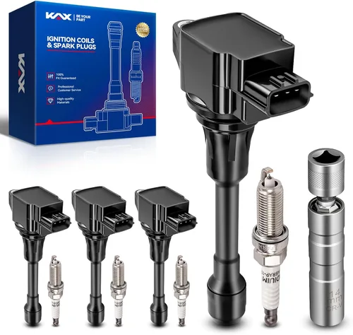Vista 146 de Bobina de encendido KAX UF434 1 paquete Compatible con Impala, Equinox, G6, Malibu, Silverado 1500, Uplander, Torrent, Lucerne, Express 1500, Sierra