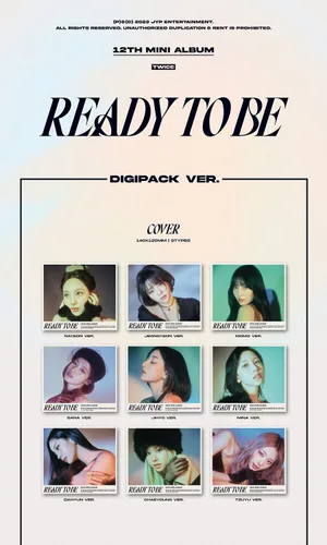 Vista 3 de TWICE READY TO BE 12º Mini Álbum SANA Ver+Tarjeta Regalo K-POP SELLADO