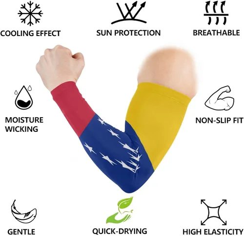 Vista 2 de ZZKKO Funda de protección solar UV para hombres y mujeres para correr golf ciclismo 1 par L
