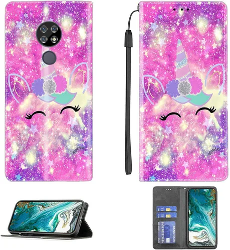 Vista 26 de jioeuinly ATT Motivate 2 - Funda compatible con ATT Motivate 2, funda con soporte abatible y cierre magnético DJS