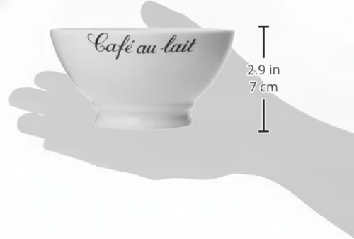 Vista 2 de Pillivuyt Cafe Au Lait - Tazón para café, 1.15 libras