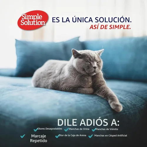 Vista 4 de Simple Solution Extreme - Removedor de manchas para gatos, eliminador
