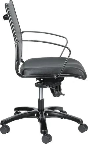 Vista 3 de Eurotech Seating Europa - Silla de titanio con respaldo medio, color negro