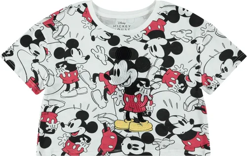 Vista 8 de Disney Ladies Mickey Mouse Fashion Shirt Minnie Mouse Multi Print Tee - Classic Park and World Tee Azul