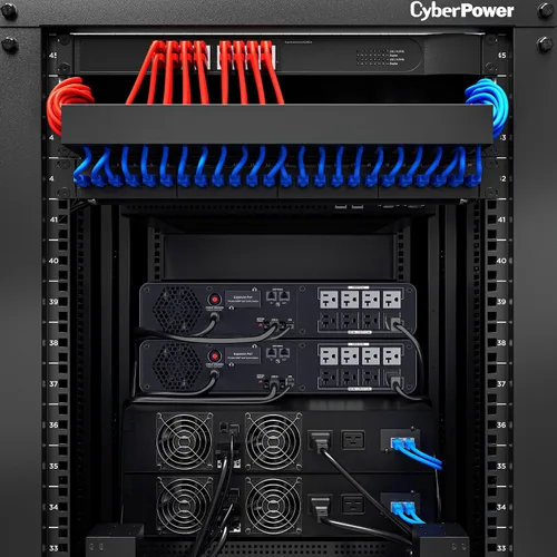 Vista 7 de CyberPower CP2000PFCRM2U PFC - Sistema UPS de onda sinusoidal con respaldo de batería y protector contra sobretensiones, 2000VA/1200W, 8