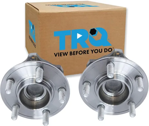 Vista 9 de TRQ Juego de 2 rodamientos de rueda delantera y conjunto de cubo compatible con Tesla 3 2020 Y 2018-2019 para Tesla 3 2020 Tesla Y AWD 2018-2019