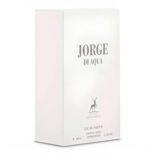 Vista 3 de Maison Alhambra Jorge Di Aqua Eau de Parfum Spray para hombre, 3.4 onzas