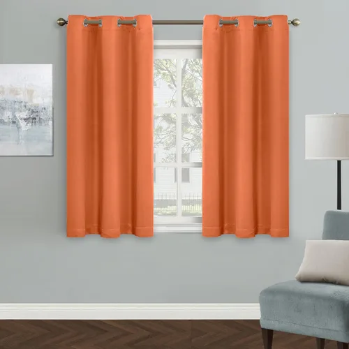 Vista 55 de MYSKY HOME Cortinas Aqua para Armario para Entrada Cortina Opaca para Puerta para Sala de Estar Cortina Oscurecedora de Habitación con Ojales