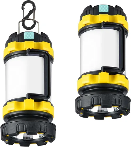 Vista 7 de 1 unidad de linterna de camping, luz LED para exteriores recargable, linternas con 1000 lúmenes, 6 modos, banco de energía de 4000 mAh, impermeable