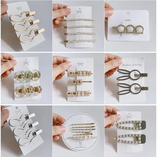 Vista 3 de QTMY 30 pinzas para el cabello para mujeres y niñas, regalo sorpresa, caja de joyería, accesorios de moda