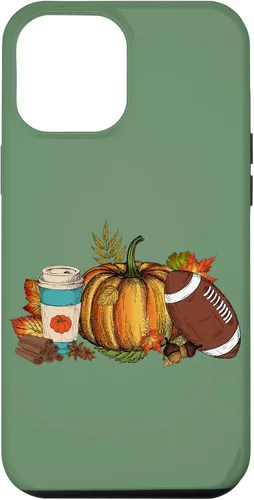 Vista 26 de Fall Football Pumpkin Coffee Latte Case for iPhone 17