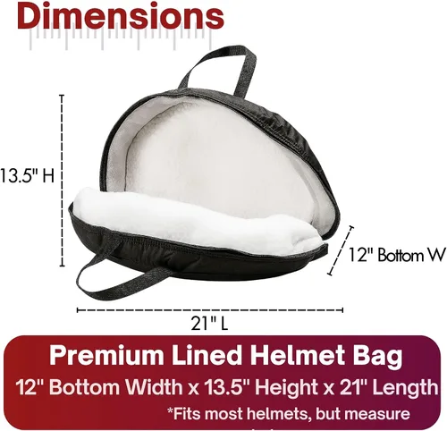 Vista 2 de Bolsa para transportar casco, tamaño universal
