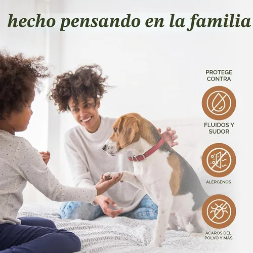 Vista 7 de Beckham Hotel Collection Protector de Colchón — Mezcla de Viscosa de Grado Hotel, Protección Impermeable Silenciosa Que Preserva la Sensación