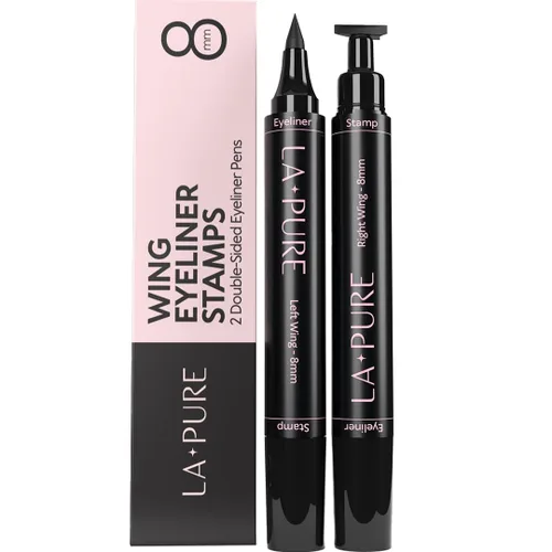 Vista 10 de Sello original para delineador., 10mm, Negro Waterproof Liquid Eyeliner – Fine Tipped Pen Eyeliner Stencil Smudge Proof Eye Liner Tiktok Trend