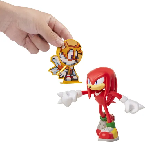 Vista 2 de Sonic, el erizo - Figura de acción de Knuckles de 4 in Nudillos