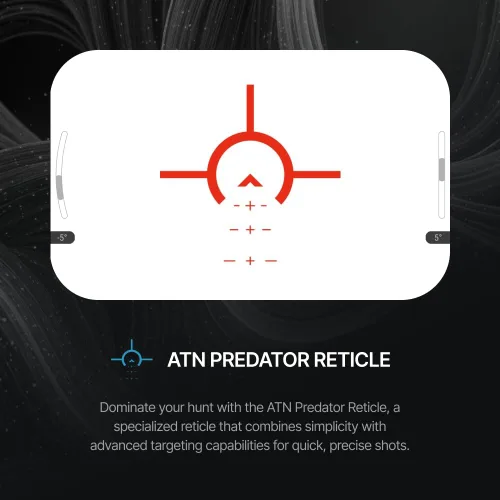 Vista 6 de ATN Night Vision Scope - Ultra Sensitive Night Vision Sensor, HD Display - Premium Night Vision Scope for Precision and Clarity in Low-Light