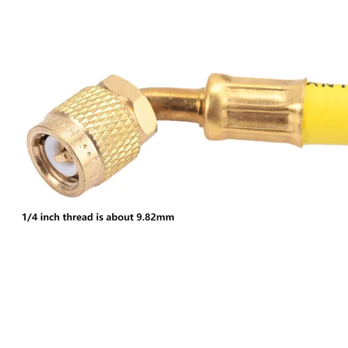 Vista 7 de Tabla de medidor de presión de nitrógeno de acero inoxidable de 1/4 de pulgada SAE adecuada para uso en equipos de refrigeración
