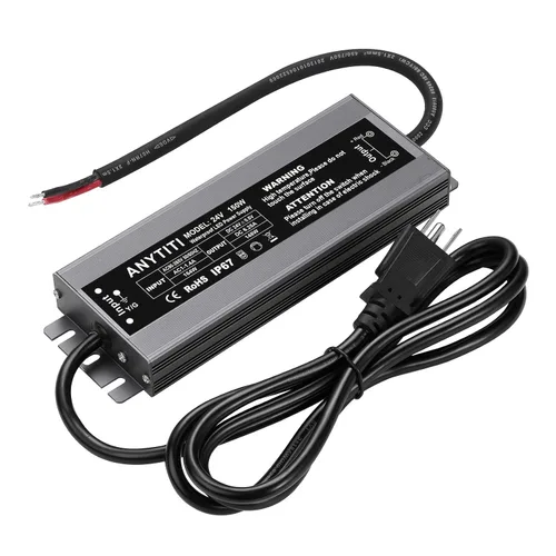 Vista 8 de Controlador LED, fuente de alimentación LED IP67 salida impermeable 30W DC12V 2.5A enchufe de 3 clavijas 4.5 pies (12 V 30 W) Para tiras LED