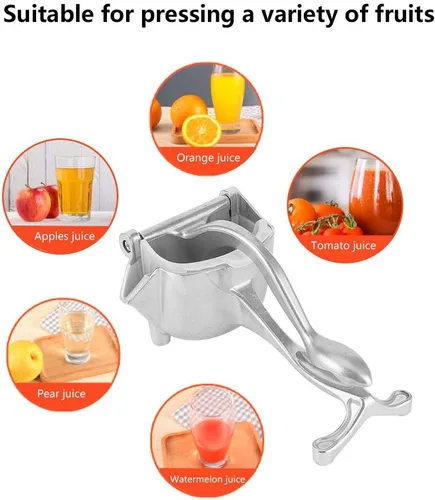Vista 5 de Lemon Squeezer, Stainless Steel Hand Fruit Juice Extractor Fruit Squeezer Hand Press Squeezing Tool Extractor Kitchen Tools