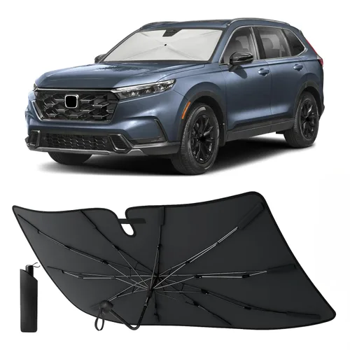 Vista 72 de EcoNour Parasol plegable para parabrisas de Mazda 3 2014-2016 2017 2018, parasol para ventana delantera de automóvil, protección UV, bloqueador