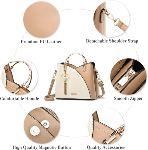 Vista 4 de FANDARE Bolso de mano con borlas para mujer