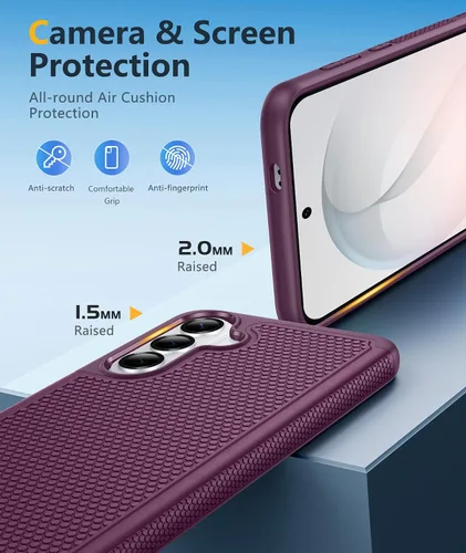 Vista 779 de FNTCASE Funda para iPhone 17 Pro: Fundas delgadas translúcidas de color azul claro compatibles con MagSafe, protección completa de la cámara