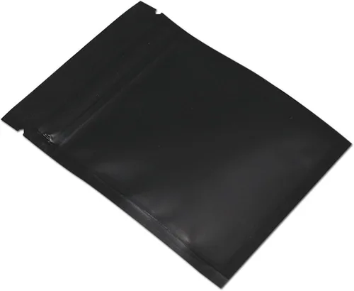 Vista 5 de PABCK: Paquete de 100 bolsas transparentes reutilizables con cierre hermético para almacenar alimentos, Negro