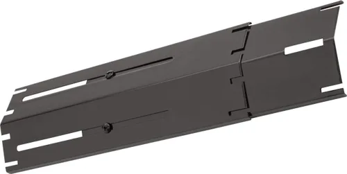 Vista 7 de Placa de calor universal ajustable para parrilla de gas, protector de placa de calor de acero porcelánico, barra saborizadora, se extiende de 11.75