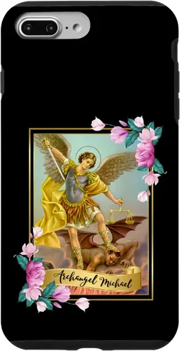 Vista 12 de Funda protectora para iPhone 17, diseño de ángel de la iglesia católica de San Miguel Arcángel