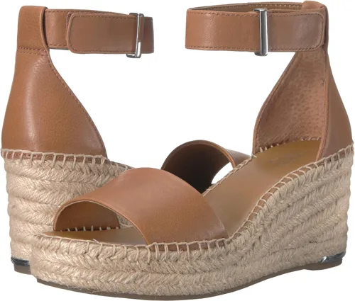 Vista 8 de Franco Sarto Clemens - Sandalias de tacón de cuña envueltas en yute para mujer, Negro
