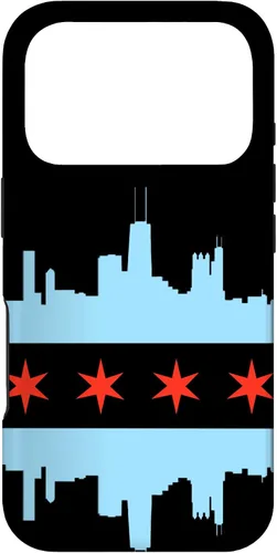 Vista 30 de Chicago Flag Skyline City of Chicago Pride Case for iPhone 17