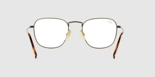 Vista 3 de Ray-Ban mens Rx8157v Frank Titanium Square Prescription Eyewear Frames