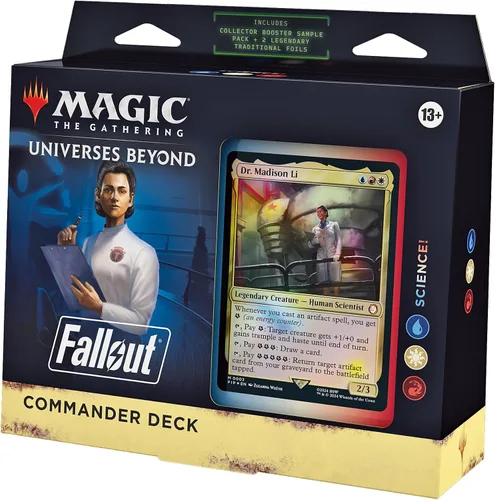 Vista 10 de Magic: The Gathering Fallout Commander Deck Bundle – Incluye todos los 4 mazos (1 Hail Caesar, 1 Scrappy Survivors, 1 Science!, y 1 Mutant Menace)