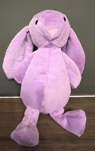 Vista 5 de Peluche de conejo de Pascua personalizado de 10" (marrón)
