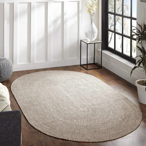 Vista 57 de Superior Alfombra de área grande para interiores y exteriores, reversible, trenzada, decoración del piso del hogar para sala de estar, cocina