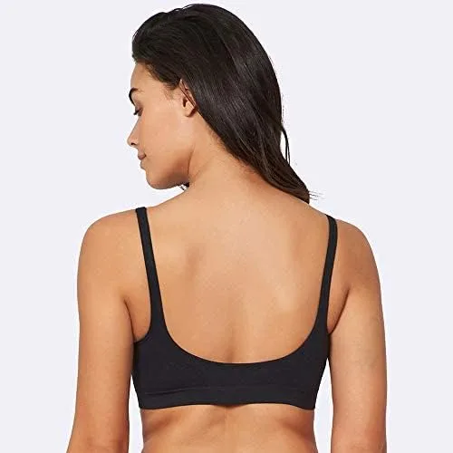 Vista 3 de Boody Body EcoWear Brasier para mujer, de viscosa de bambú, sin varillas, soporte ligero
