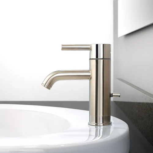 Vista 2 de Pfister LG42NK00 Contempra Grifo de baño de un solo control en níquel cepillado