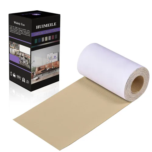 Vista 42 de Cinta de parche de reparación de cuero de 4 x 60 pulgadas, cinta autoadhesiva fuerte para muebles, sofás, sillones, asientos de automóvil, armarios