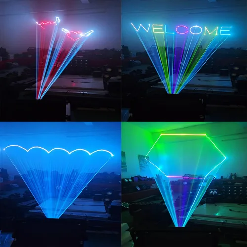 Vista 6 de JUNMAN Luces a todo color de la etapa del disco de DJ de la luz del efecto