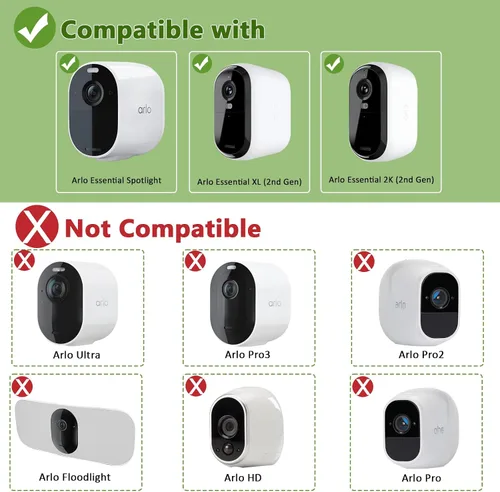 Vista 3 de Zivif Panel solar para cámara Arlo, cargador solar de 7 W compatible con Essential 2K (2ª generación), cámaras Essential XL y Spotlight, IP66