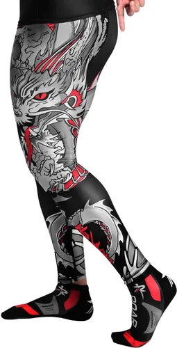 Vista 79 de Roar MMA - Pantalones de compresión para entrenamiento de gimnasio
