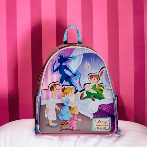 Vista 6 de Loungefly Disney Mini mochila Peter Pan Shadow, exclusiva de Tienda