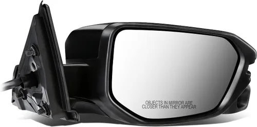 Vista 8 de DNA Motoring OEM-MR-HO1320260 Espejo retrovisor izquierdo con ajuste de potencia, calefactado y plegable para lado del conductor, compatible