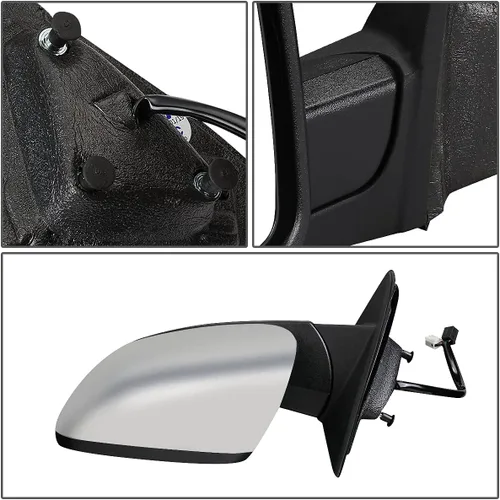 Vista 5 de DNA Motoring OEM-MR-CH1320358 Espejo retrovisor de puerta lateral izquierdo con señal de giro y memoria compatible con Grand Cherokee 2011-2016