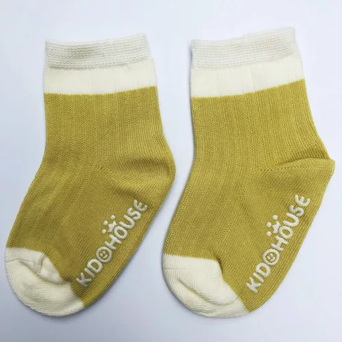 Vista 2 de JEIIN Calcetines antideslizantes para niños pequeños y niñas