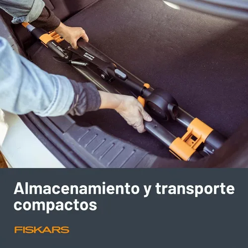 Vista 10 de Fiskars XtendControl - Podadora de árbol de 6 pies con sierra de triple molienda de 15 pulgadas x 1, poste de extensión individual de 3 a 6 pies