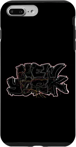 Vista 12 de Funda para iPhone 16 Graffiti New York y trenes
