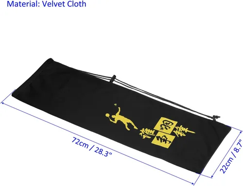 Vista 3 de M METERXITY Bolsa de raqueta de bádminton – Bolsa de tela de terciopelo con cordón, bolsa de almacenamiento para raqueta, para hombres, mujeres