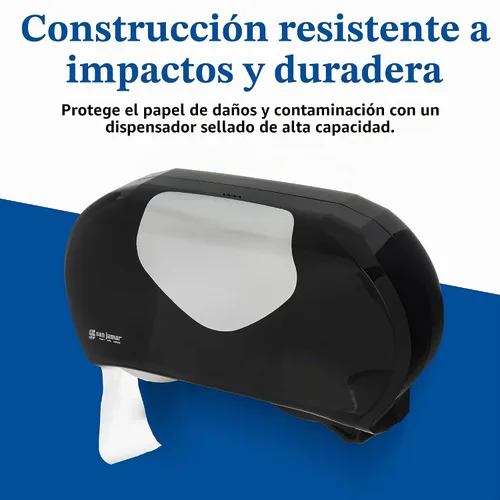 Vista 7 de San Jamar R4070BKSS Twin 9" JBT, aspecto negro/inoxidable