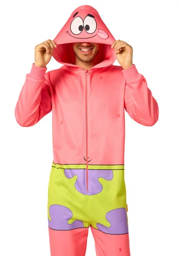 Vista 5 de Disfraz de Onesie Adulto Patrick de Bob Esponja Multicolor